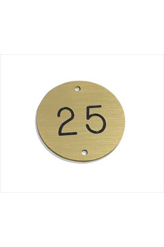 Brass Table Numbers