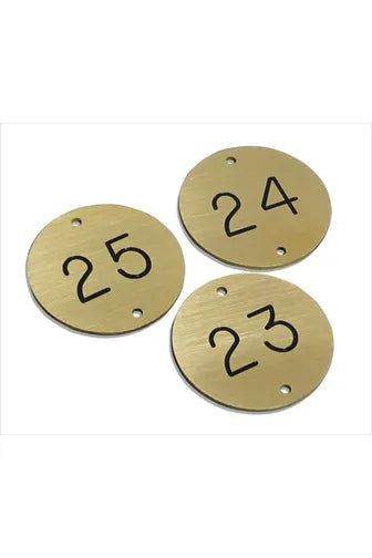 Brass Table Numbers