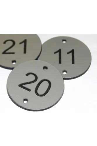 Aluminium Effect Table Numbers